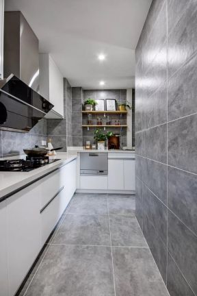 72平两居室现代风格厨房装修效果图片大全