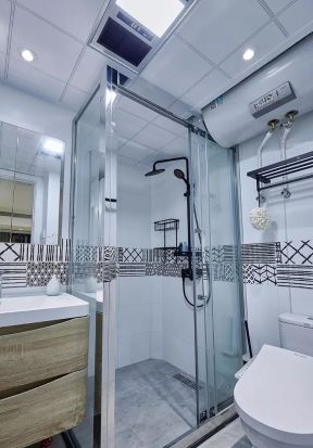 现代风格96平米三居室卫生间装修效果图片欣赏
