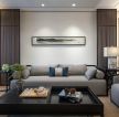 红豆香江豪庭中式140平三居室客厅装修案例
