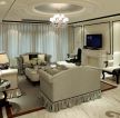 珠江城300平欧式风格客厅装修效果图