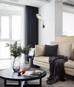 诸暨西城景苑140㎡三居室现代简约沙发装修设计效果图