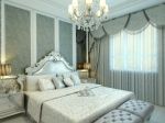 海赋江城90平米三居室欧式风格卧室装修设计效果图