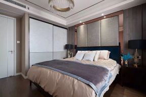 雅居乐·中央府现代简约120平三居室卧室装修案例