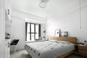 现代风格89平米两居室卧室装修效果图片大全