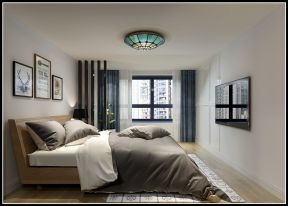 嘉福公寓现代简约50平跃层卧室装修案例