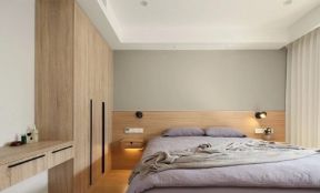 联想科技城122㎡三居日式风卧室装修设计效果图