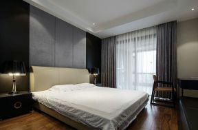 春江花园现代120平跃层卧室装修案例