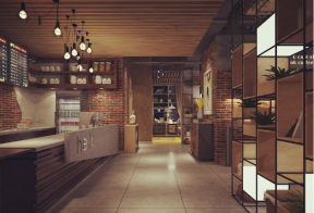  2020创意咖啡馆装修图片 2020小咖啡馆吧台设计