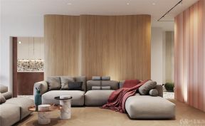 龙湖九里晴川170平米现代风格客厅沙发效果图