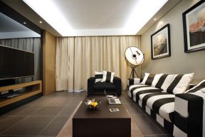 中信城左岸108平米三居室现代沙发装修设计效果图