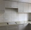 89平现代风格小户型厨房吊柜装修设计效果图