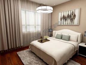 华信家园150平欧式风格卧室装修效果图