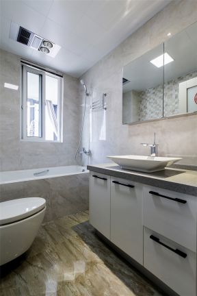 成功悦都66平小户型现代简约风格卫生间浴室柜装修设计图