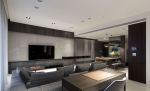 广源国际社区120平港式风格家庭室内整体设计效果图