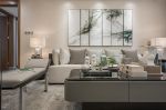 大唐盛世新中式风格客厅沙发摆放设计效果图片