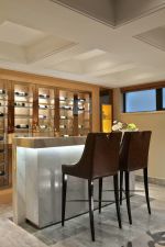 新中式风格吧台酒柜设计效果图片