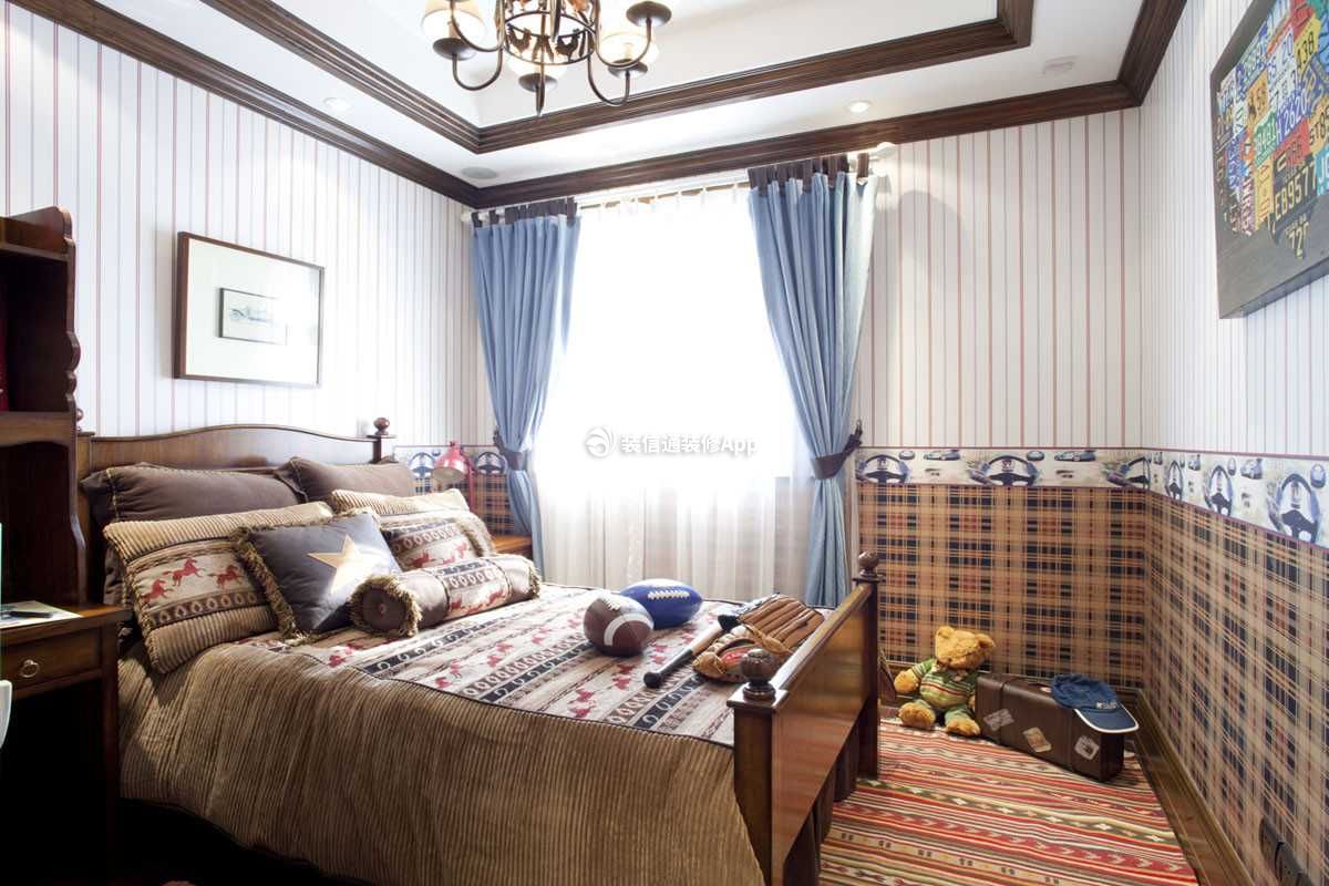美式风格317平米别墅卧室装修效果图片鉴赏