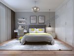 中海国际社区120平简美风格卧室装修效果图