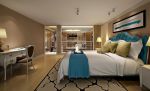 深港亚太公寓美式57平跃层卧室装修案例