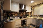 地中海风格374平米大户型厨房装修效果图片
