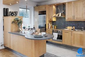 欧式风格98平米两居室厨房装修效果图片赏析