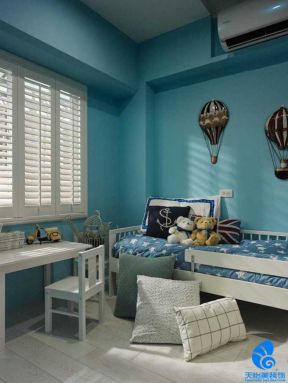 地中海风格120平米三居室儿童房装修效果图片