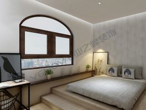 中南山海湾165平新中式风格卧室装修设计图