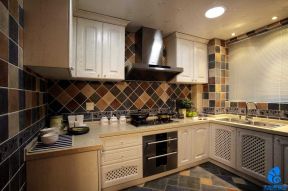 地中海风格374平米大户型厨房装修效果图片