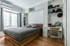 芙蓉山庄现代140平三居室卧室装修案例
