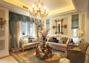  古典欧式客厅装修 2020古典欧式客厅沙发效果图