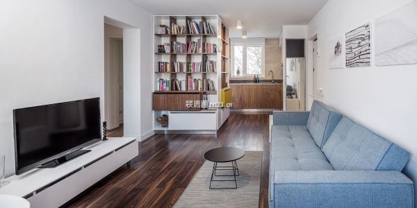  翡翠公寓现代风格68㎡设计方案