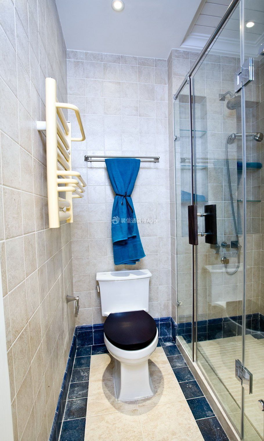 100平米地中海风格三居室卫生间装修设计效果图