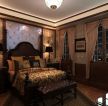 中式风格122平米三居室卧室装修效果图片大全