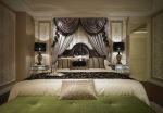 凡尔赛185㎡欧式古典别墅卧室床头装修效果图