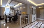 欣欣嘉园177平欧式风格餐厅灯具装修设计图片