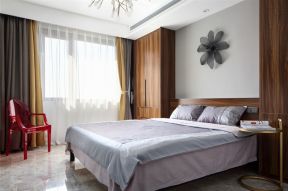 华南碧桂园现代90平二居室卧室装修案例