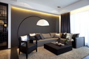 地中海风格128平米三居室客厅装修效果图片大全
