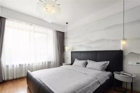 骏景花园现代160平四居室卧室装修案例
