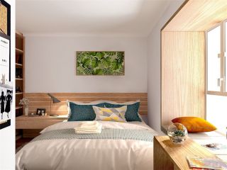 翠庭雅轩日式88平二居室卧室装修案例