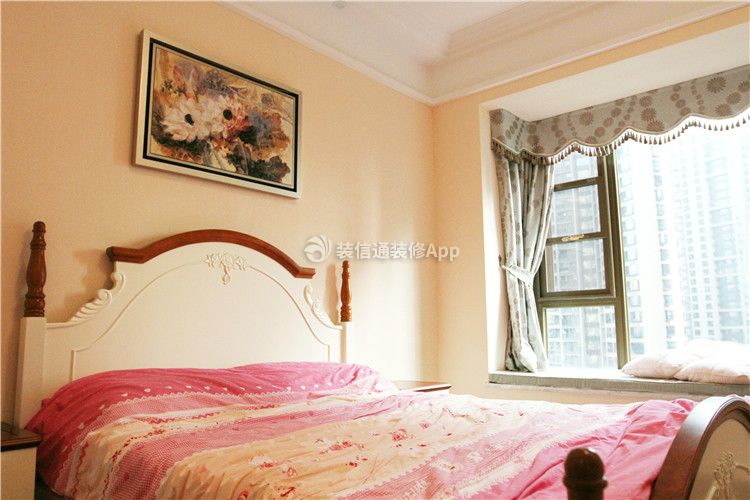 珊瑚天峰新中式191平三居室卧室装修案例