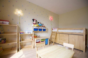 佳乐国际城135平方米田园风格儿童房设计图