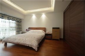 金月湾新中式120平大平层卧室装修案例
