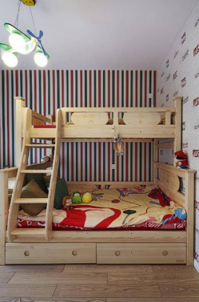 佳乐国际城100平方米美式风格儿童房装修效果图