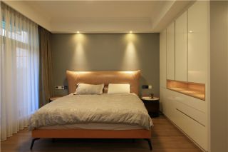 世纪绿洲现代简约300平复式卧室装修案例