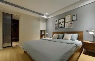 现代风格120平米三居室卧室装修效果图片欣赏