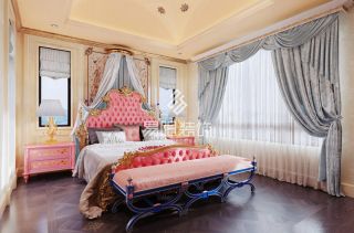 北京院子540平古典风格卧室装修设计图