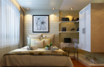 远洋公馆300平别墅欧式奢华风格卧室书房图片