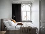 鲁能一街区北欧风格卧室窗帘装修设计图片