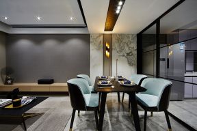 现代风格两居室60平米餐厅装修效果图片大全