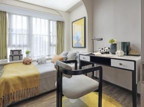 三迪枫丹129平米三居室现代简约卧室装修设计效果图